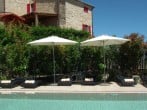 Hotel and loungers Hotel and loungers